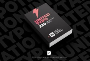Videohive United Typo 220 Text Animation 42712611