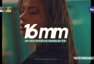 Videohive – 16mm Film Overlay Effect – 56574045
