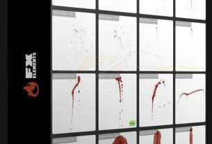 FX Elements – Blood on Body Fabric and Splatter Pack 1