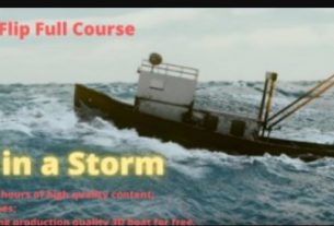Gumroad – CG Imagine – Boat in a Storm with Diogo Guerreir