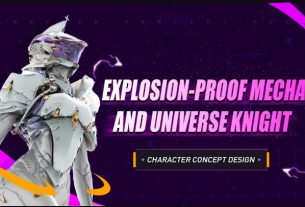 Wingfox – Character Concept Design: Explosion-proof Mecha and Universe Knight