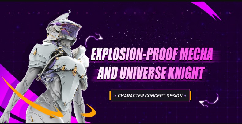 Wingfox – Character Concept Design: Explosion-proof Mecha and Universe Knight