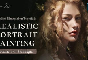 Wingfox –Applied Illustration Tutorial: Realistic Portrait Painting Processes and Techniques