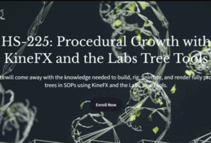 Houdini School – HS-225 Procedural Growth with KineFX and the Labs Tree Tools