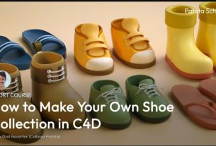 Patata School – How to Make Your Own Shoe Collection in C4D