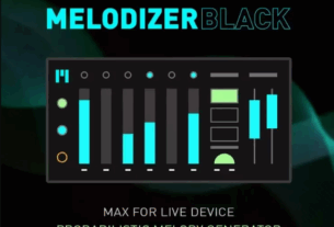 Gourlie Records Melodizer Black Max for Live Melody Generator Max for Live Device